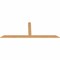 Ekena Millwork Portland Timber Gable Bracket, Western Red Cedar, 108"W x 40"H x 1 1/2"D x 5 1/2"F, 9/12 Pitch GBW108X40X0206POR00SWR - alternate 4